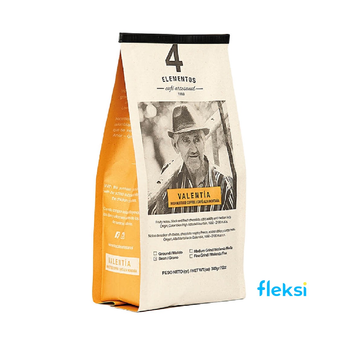 CAFÉ 4 ELEMENTOS - VALENTÍA (340g)